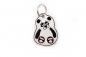 Preview: Sale Schlüsselanhänger Panda in weiß Glitzer